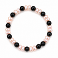 Meli Signature Black & Blush Pearl Bracelet